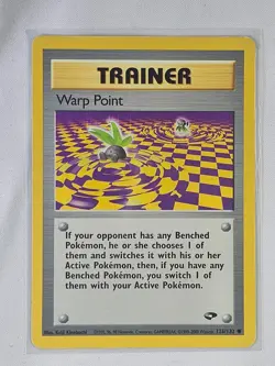 Pokemon - Trainer Warp Point 126/132 Gym Challenge Unlimited WotC 2000 NM - Image 1