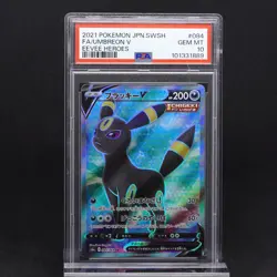 PSA 10 Umbreon V 084/069 Eevee Heroes Japanese Full Art Holo Graded Pokemon TCG - Image 1