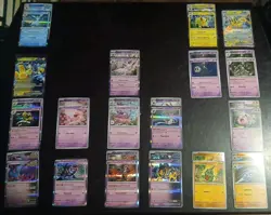 Pokemon Prismatic Evolutions Near Complete Base Master Set 9RH/14EX/2AS Missing - Image 2