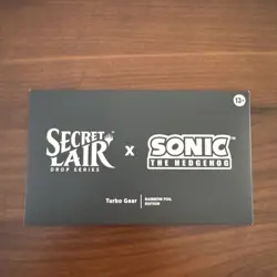 Secret Lair x Sonic: Turbo Gear Foil Edition IN HAND SHIPS NOW MTG SEALED - Image 1