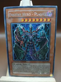 HP/DMG Yugioh Destiny HERO - Plasma CT04-EN003 Secret Rare Tin Holo - Image 1