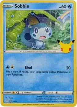 Sobble - 24/25 Promo McDonald's 25th Anniversary Promos 024/025 LP normal - Image 1