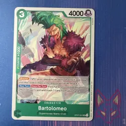One Piece - PRB-02 - Bartolomeo OP07-031 - UC - US Seller - Image 1