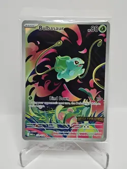 Bulbasaur 133/132 Sealed Mega Evolution Stamped Pokemon Card - Image 2
