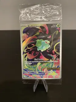 Pokemon TCG Card Bulbasaur 133/132 Mega Evolution Stamped Promo Sealed - Image 1