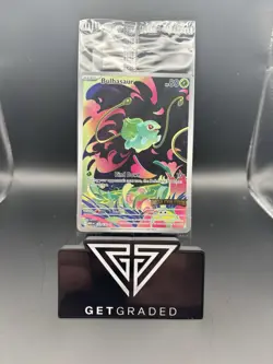 Pokemon Bulbasaur Card Mega Evolution 133/132 Stamped Promo, Sealed - Image 1