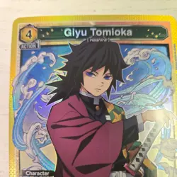 UNION ARENA DEMON SLAYER UE05BT/KMY-2-008 SR Giyu Tomioka Near Mint - Image 2
