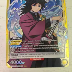 UNION ARENA DEMON SLAYER UE05BT/KMY-2-008 SR Giyu Tomioka Near Mint - Image 3