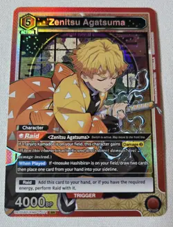 Zenitsu Agatsuma (071) UE05BT Demon Slayer Kimetsu no Yaiba (UE05BT) Union Arena - Image 1