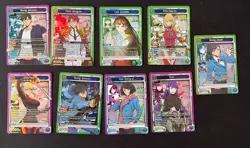 Solo Leveling Union Arena Lot of 9 SR & AP NM 2x Sung Jinwoo Included - Image 1