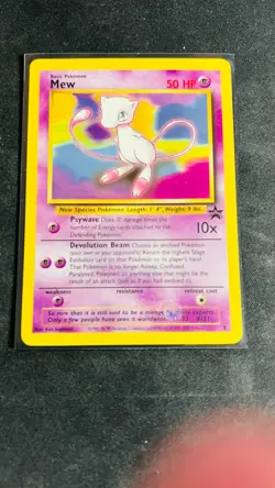 Mew Blackstar Promo #8 Non Holo. NM Pokemon Card WOTC - Image 1