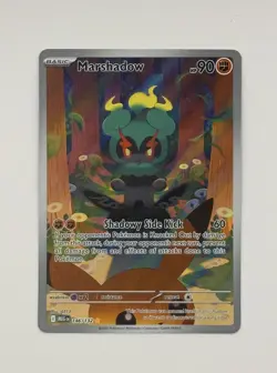 Marshadow 146/132 Me01: Mega Evolution Holo Pokemon Card NM - Image 1
