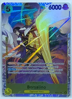 One Piece Borsalino Foil SR EB04-058 OP15 Adventure on Kami's Island NM - Image 1