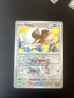 Pokemon Card Pidgey 016/165 151 Play! League Stamp Promo Reverse Holo NM x 1 - Image 1