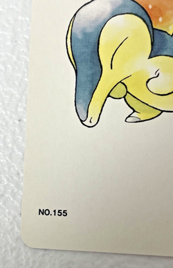 Cyndaquil NO. 155 Lugia Back Japanese Poker Playing Pokemon Card - Image 5