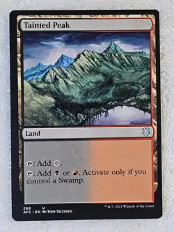 MTG Tainted Peak #266 Adventures in the Forgotten Realms Card U NM - Image 2