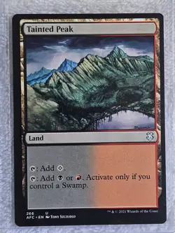 MTG Tainted Peak #266 Adventures in the Forgotten Realms Card U NM - Image 4