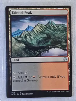 MTG Tainted Peak #266 Adventures in the Forgotten Realms Card U NM - Image 5