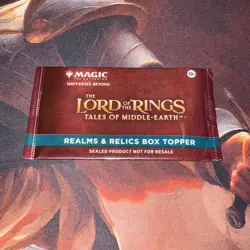 Mtg Lord Of The Rings Realms And Relics Box Topper New Sealed - Image 1