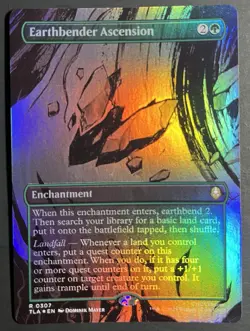 Earthbender Ascension (Borderless) Avatar: The Last Airbender Foil MTG 0307 - Image 1
