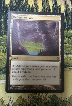 Magic: The Gathering Reflecting Pool Conspiracy Land Rare 2014 Fred Fields Engl… - Image 1