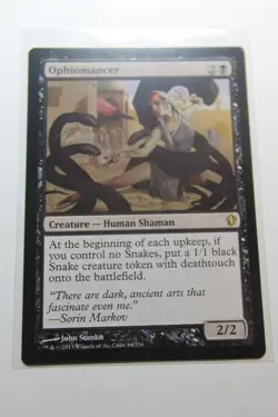 MTG Ophiomancer x1- -Commander 2013-Lightly Played - Image 1