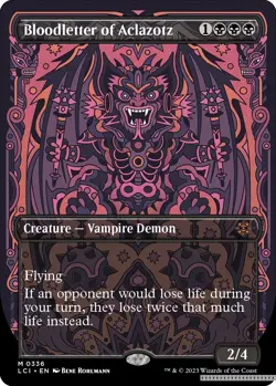 Bloodletter of Aclazotz (Borderless) [LCI - 336] - NM [Normal] TCG MTG - Image 1