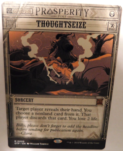 Thoughtseize - OTP - Showcase - Regular - NM (Unplayed) - Image 1
