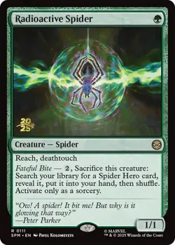 Radioactive Spider [PRE - 111] - NM [Foil] TCG MTG - Image 1