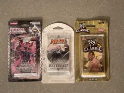 Yu-Gi-Oh! Galactic Overlord, MTG Avacyn Restored, WWE Foil 1st Ed Sealed Lot - Image 1