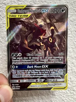 Pokemon TCG Umbreon & Darkrai GX SM241 Sun & Moon Promo - Image 1