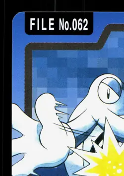 Poliwrath NO. 062 Bandai Carddass Series 3-4 LP Japanese Pokemon Card TCG - Image 2