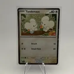 Pokemon TCG Tandemaus 167/193 2023 Paldea Evolved Cosmos Holo Promo Card - LP - Image 1