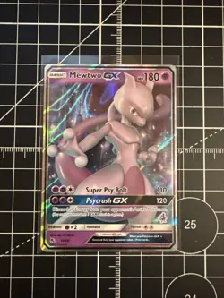 Pokemon TCG Mewtwo GX Card 31/68 Hidden Fates Holo - Image 1