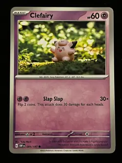 Clefairy 081/197 Obsidian Flames Pokemon TCG Card NM - Image 1