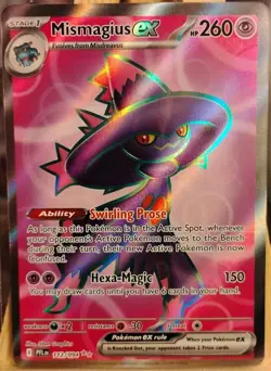 Mismagius ex 112/094 Phantasmal Flames Holo NM Pokemon Tcg Pack Fresh - Image 1