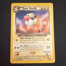 Pokemon Dark Flaaffy 34/105 NEO Destiny NM- - Image 1