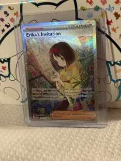 Pokemon Erika's Invitation Special Illustration Rare Holo 203/165 Scarlet & Vio… - Image 1