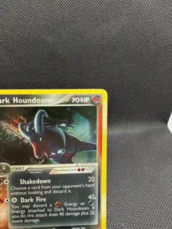 Pokemon TCG: EX Team Rocket Returns Rare Holo: Dark Houndoom 5/109 LP - Image 3