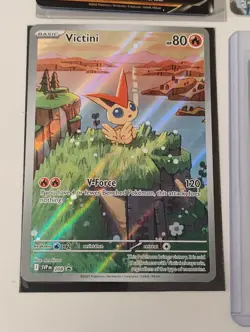 Pokemon Victini Promo Illustration Rare/TG/Full Art/Half Art Holo Cards - Image 4