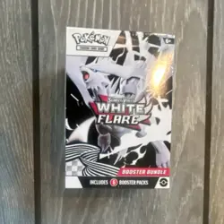 Pokemon Scarlet & Violet White Flare Booster Bundle Box 6 Packs English 2025 - Image 1