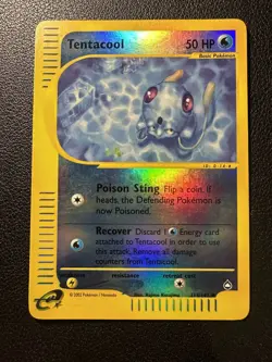 Pokemon TCG: Aquapolis - Reverse Holo - Tentacool 113/147 LP - Image 1