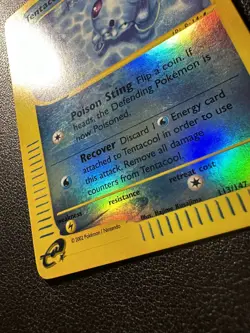 Pokemon TCG: Aquapolis - Reverse Holo - Tentacool 113/147 LP - Image 2