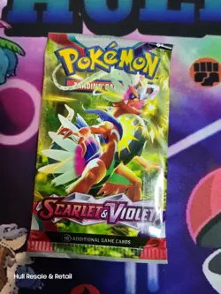 🔥 VERY HEAVY 🔥 22.9 Grams Scarlet And Violet Base Pokemon TCG Booster Pack - Image 2