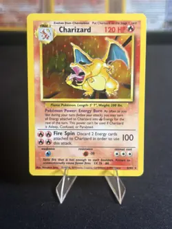 🔥 Charizard Base Set Holo 4/102 Pokemon Card - NM - Grail! Come Look! 🔥 - Image 2