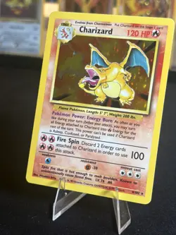 🔥 Charizard Base Set Holo 4/102 Pokemon Card - NM - Grail! Come Look! 🔥 - Image 5