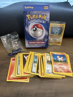 Pokemon 2-Player Starter Base Set Theme Deck WOTC 1999 TCG Open 742818060578 - Image 1