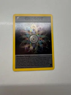 Rainbow Energy 17/82 Team Rocket Holo Pokemon TCG - Image 1