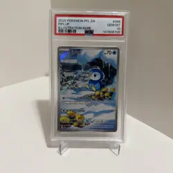 2025 Pokemon PFL EN-Phantasmal Flames Illustration Rare #098 | Piplup PSA 10 - Image 1