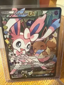 Pokemon Sylveon EX Full Art Ultra Rare Holo RC32/RC32 Generations HP 170 Card - Image 1